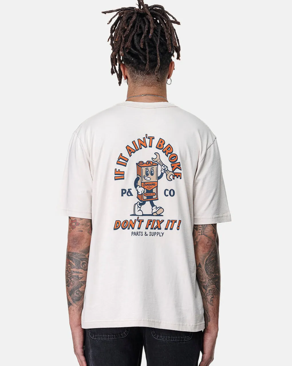 Ain't Broke T-Shirt?- Bone,Men Tops