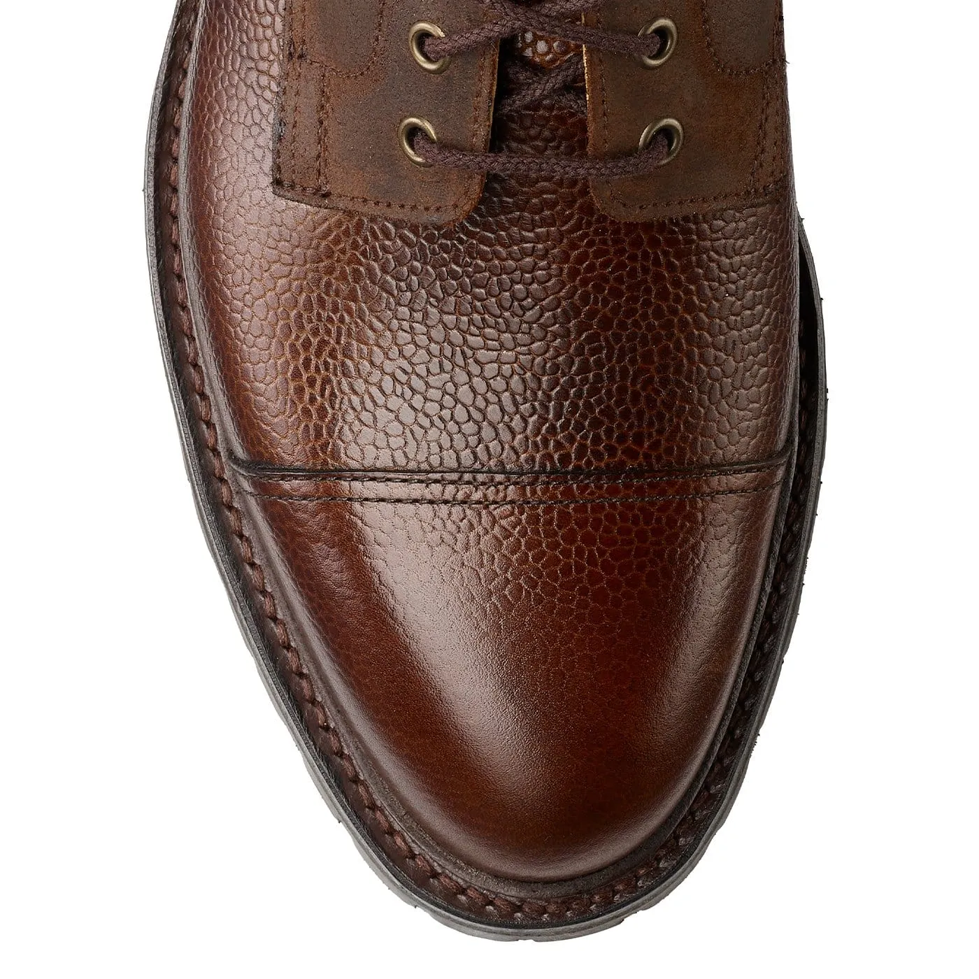 Aldershot Dark Brown Scotch Grain & Dark Brown Rough-Out Suede,Men Footwear
