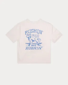 Always Pushin' Boxy T-Shirt - Bone,Men Tops