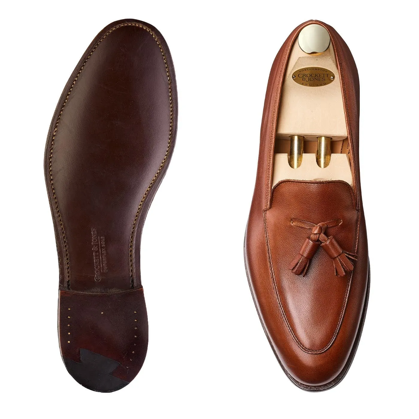 Antibes Chestnut Milled Calf,Men Footwear