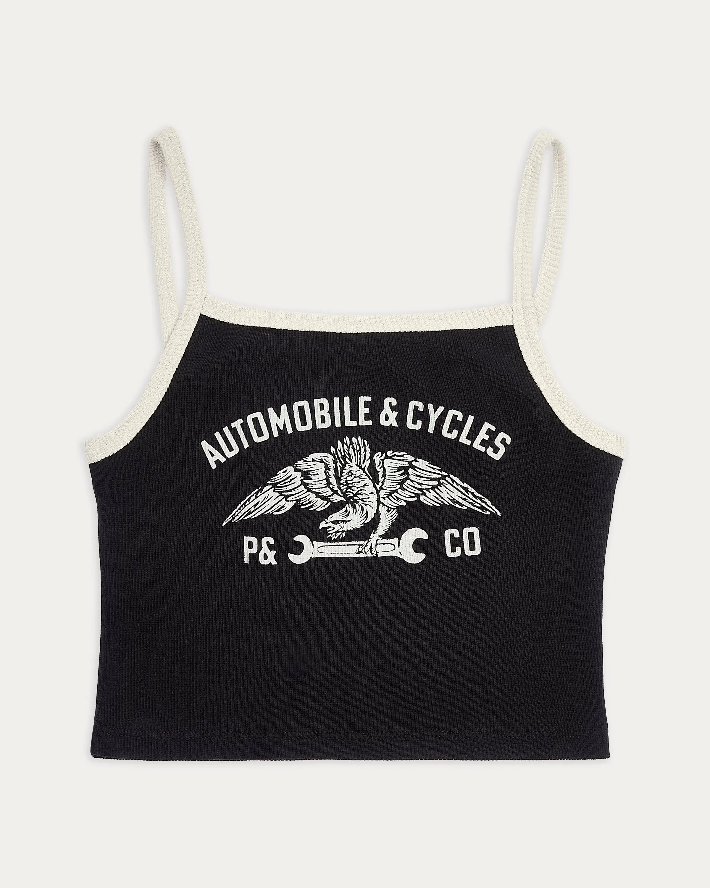 Automobiles & Cycles Cami Top - Washed Black,Women Tops