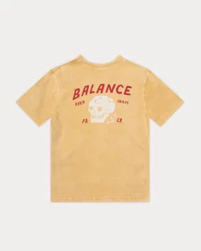 Balance Over Chaos T-Shirt - Vintage Yellow,Men Tops