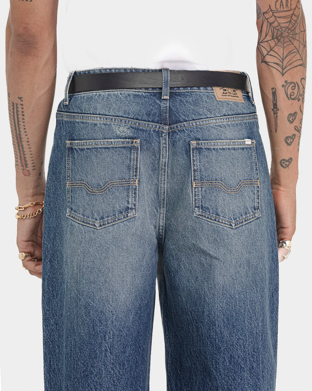 Barstow Denim Jean - Vintage Blue,Men Tops