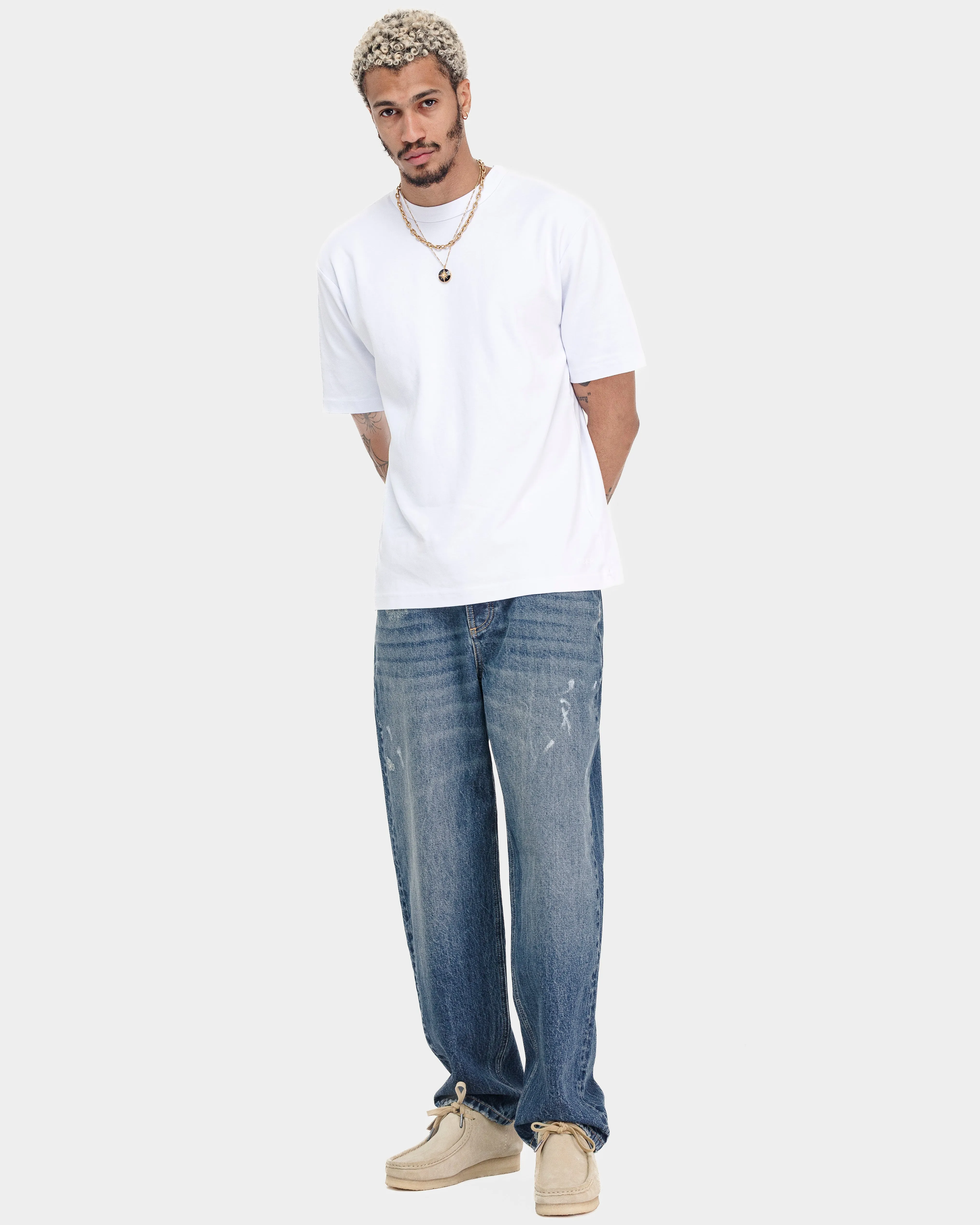 Barstow Denim Jean - Vintage Blue,Men Tops
