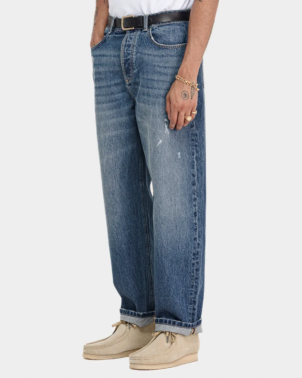 Barstow Denim Jean - Vintage Blue,Men Tops