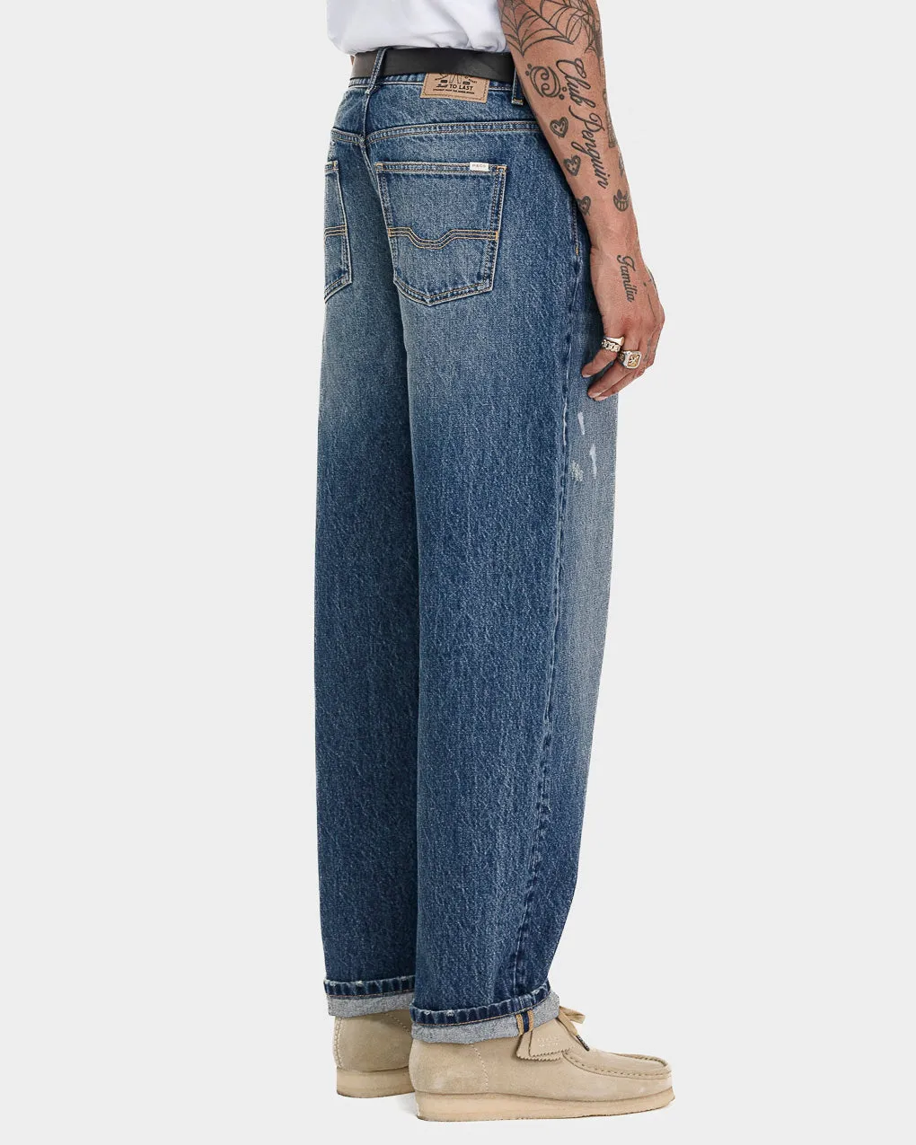 Barstow Denim Jean - Vintage Blue,Men Tops