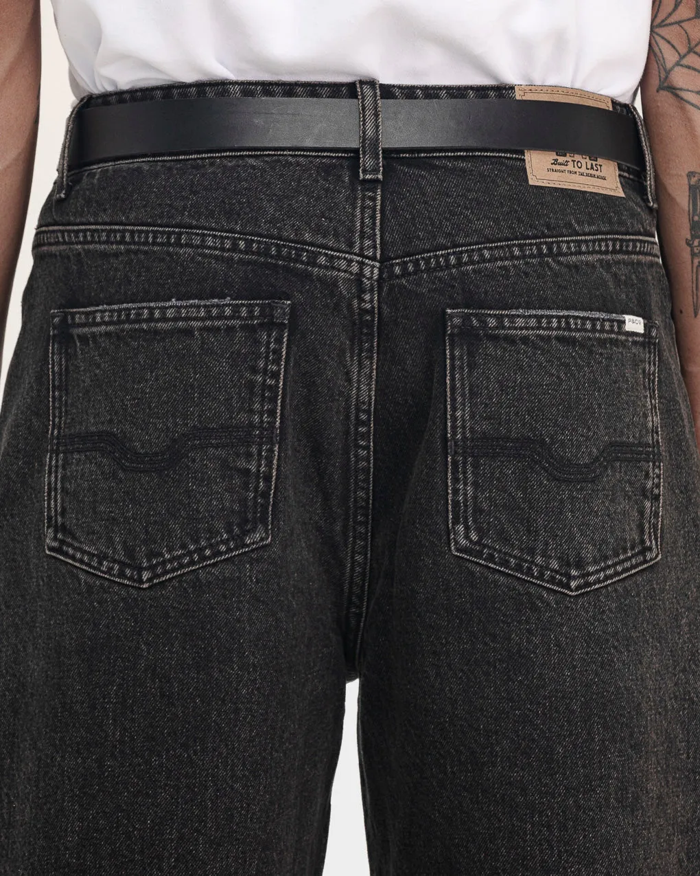 Barstow Denim Jean - Washed Black,Men Tops