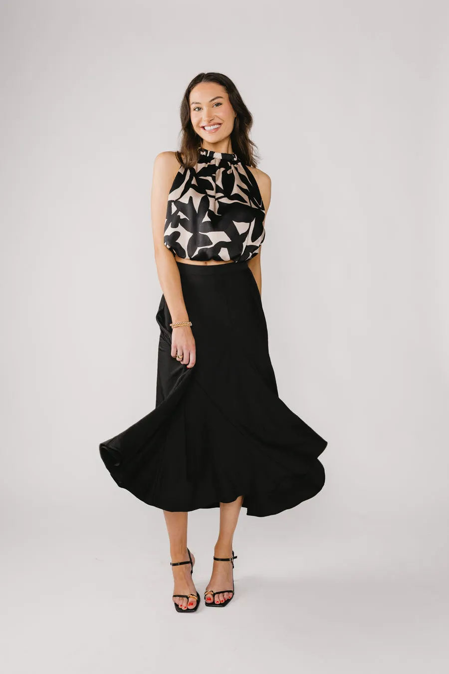 Black of Night Skirt,Women Bottoms