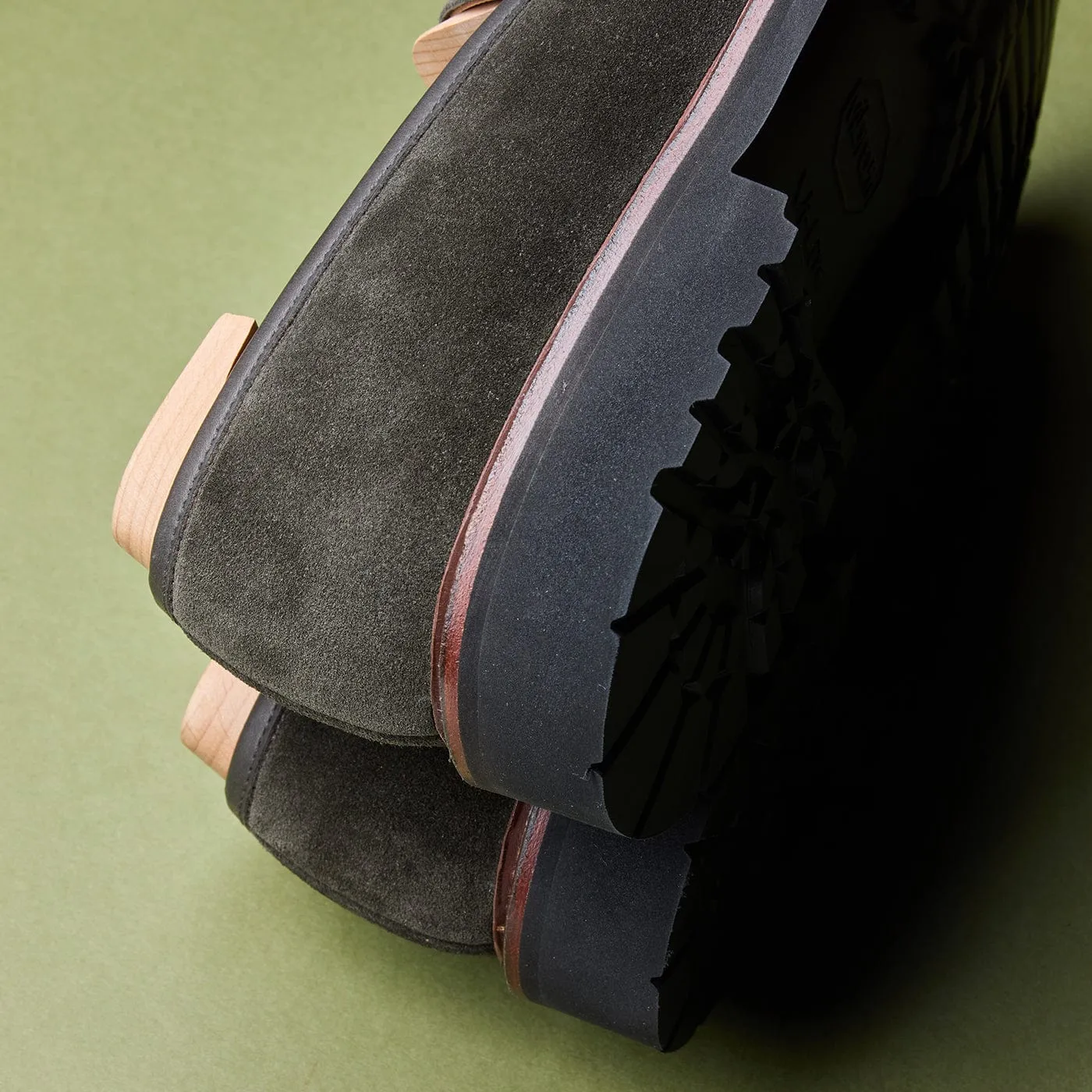 Boston 2 Earth Green Suede,Men Footwear