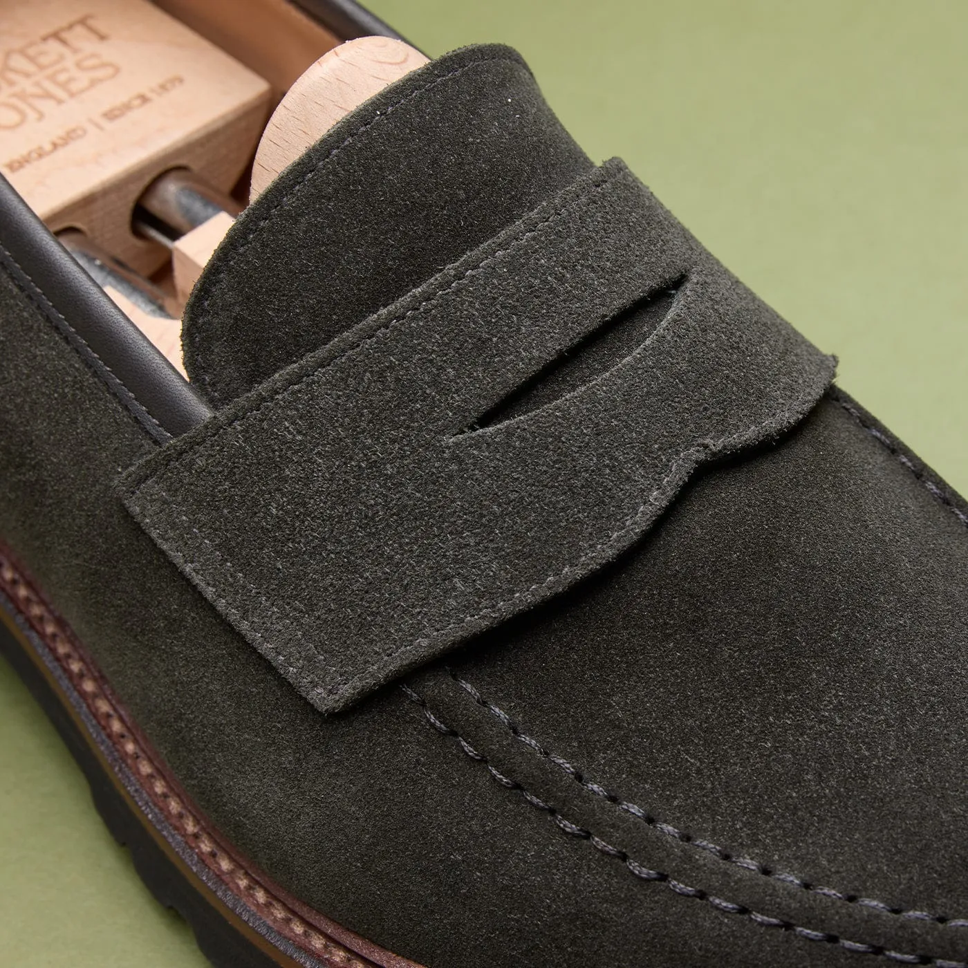 Boston 2 Earth Green Suede,Men Footwear