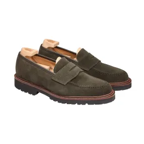 Boston 2 Earth Green Suede,Men Footwear