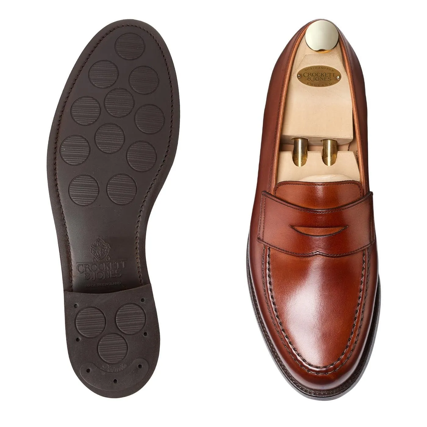 Boston Chestnut Burnished Calf,Men Footwear