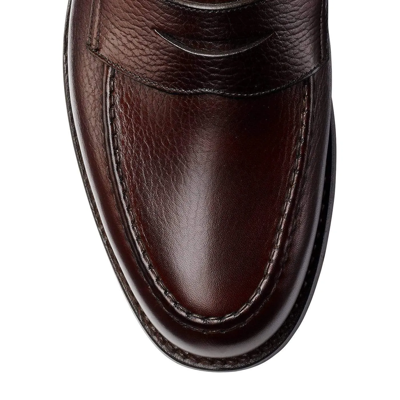 Boston Dark Brown Country Calf Grain,Men Footwear