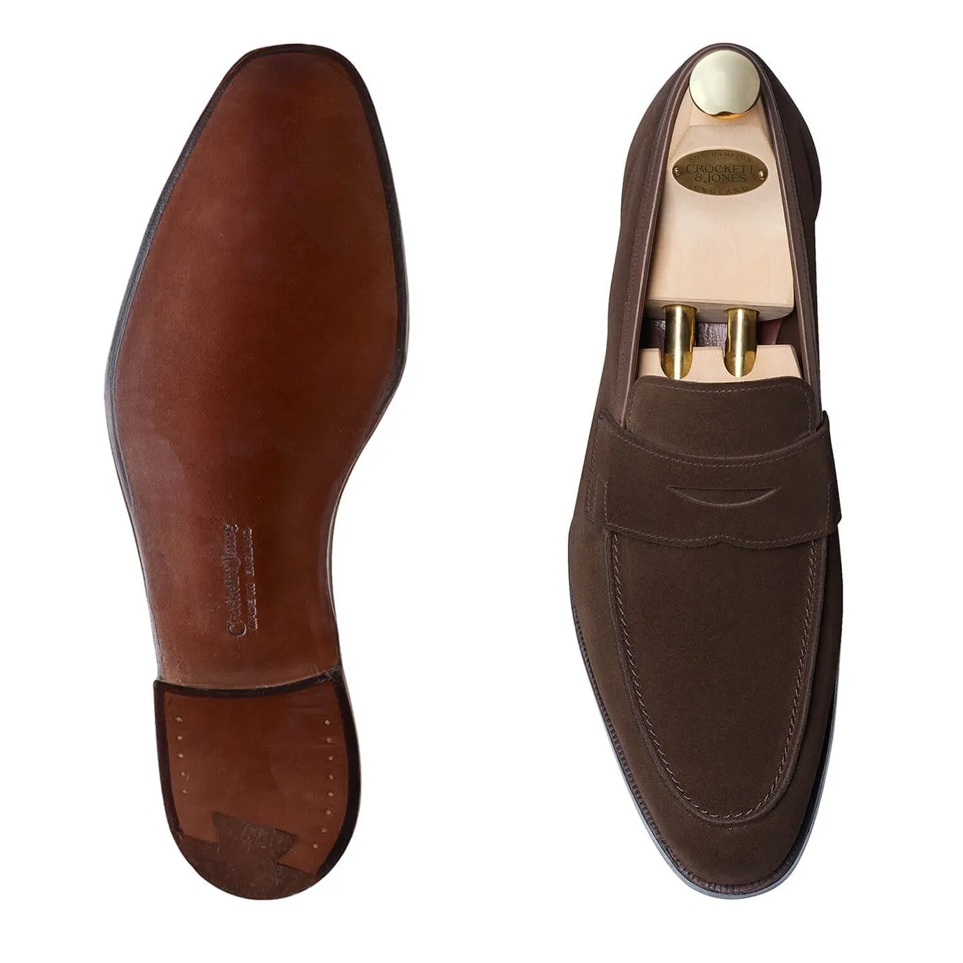Cadogan Dark Brown Calf Suede,Men Footwear