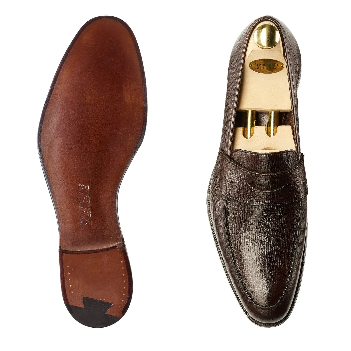 Cadogan Dark Brown Willow Grain,Men Footwear