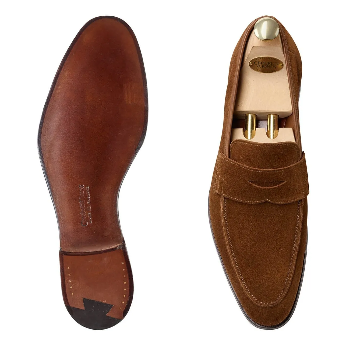 Cadogan Tobacco Calf Suede,Men Footwear