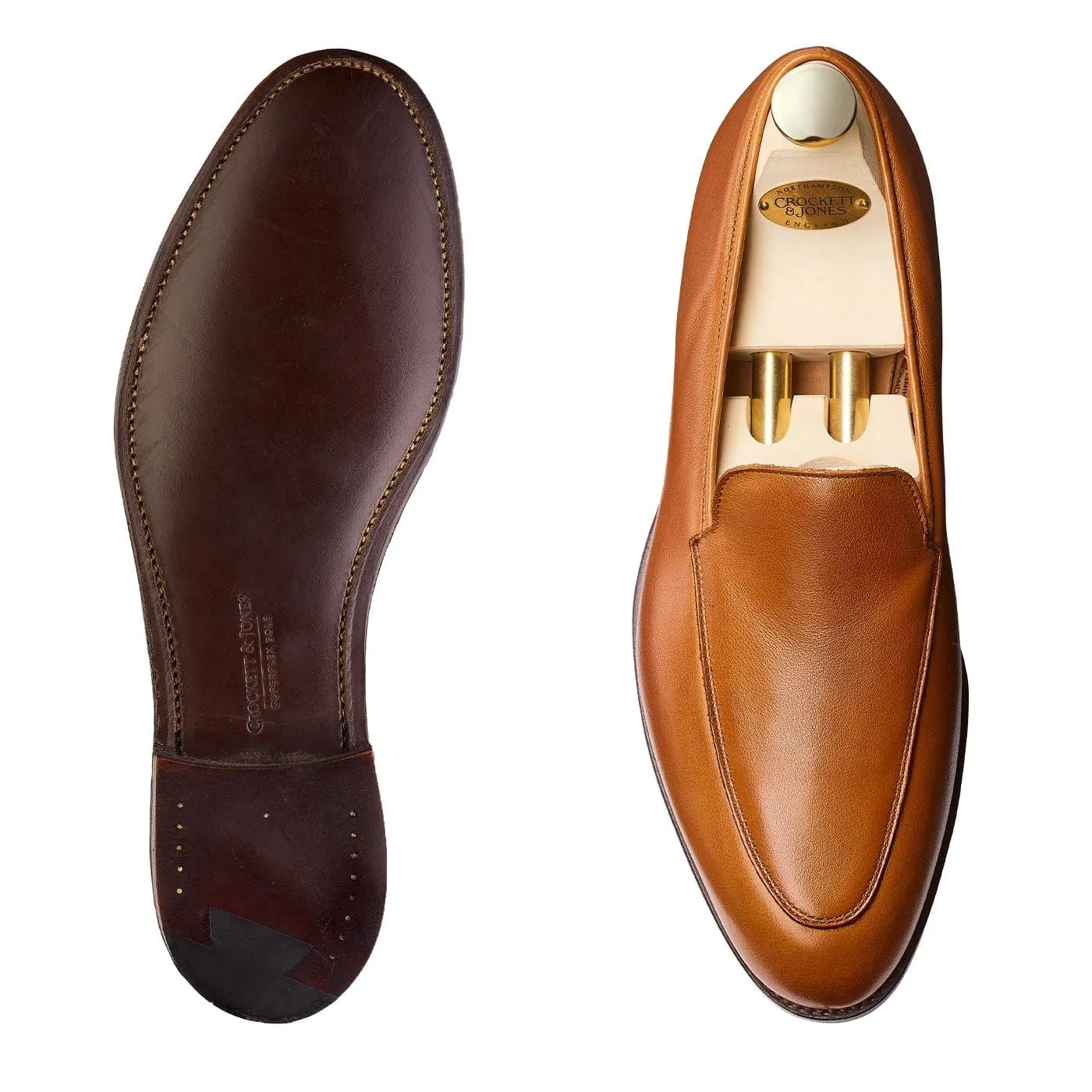 Cannes Tan Milled Calf,Men Footwear
