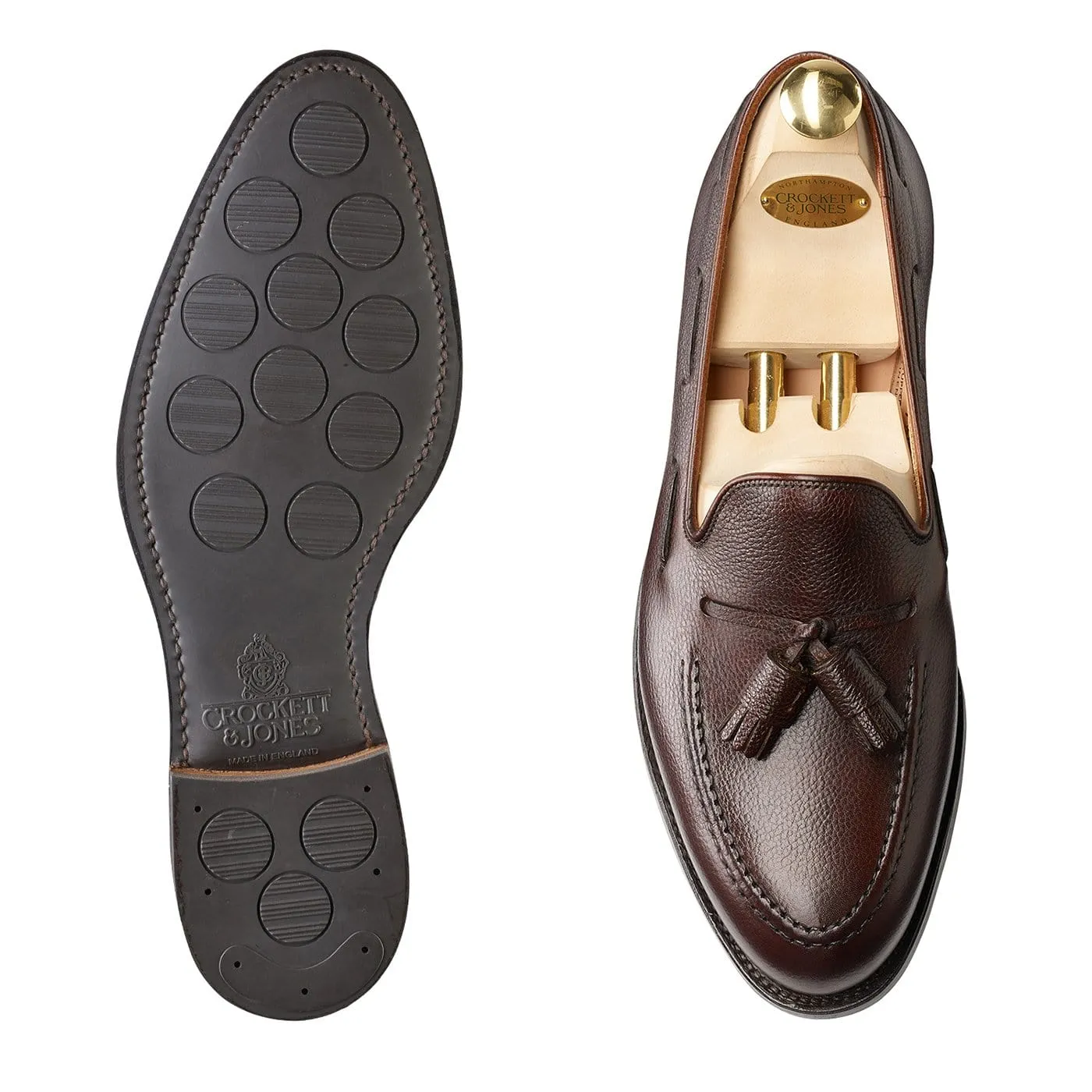 Cavendish Dark Brown Pebble Grain,Men Footwear