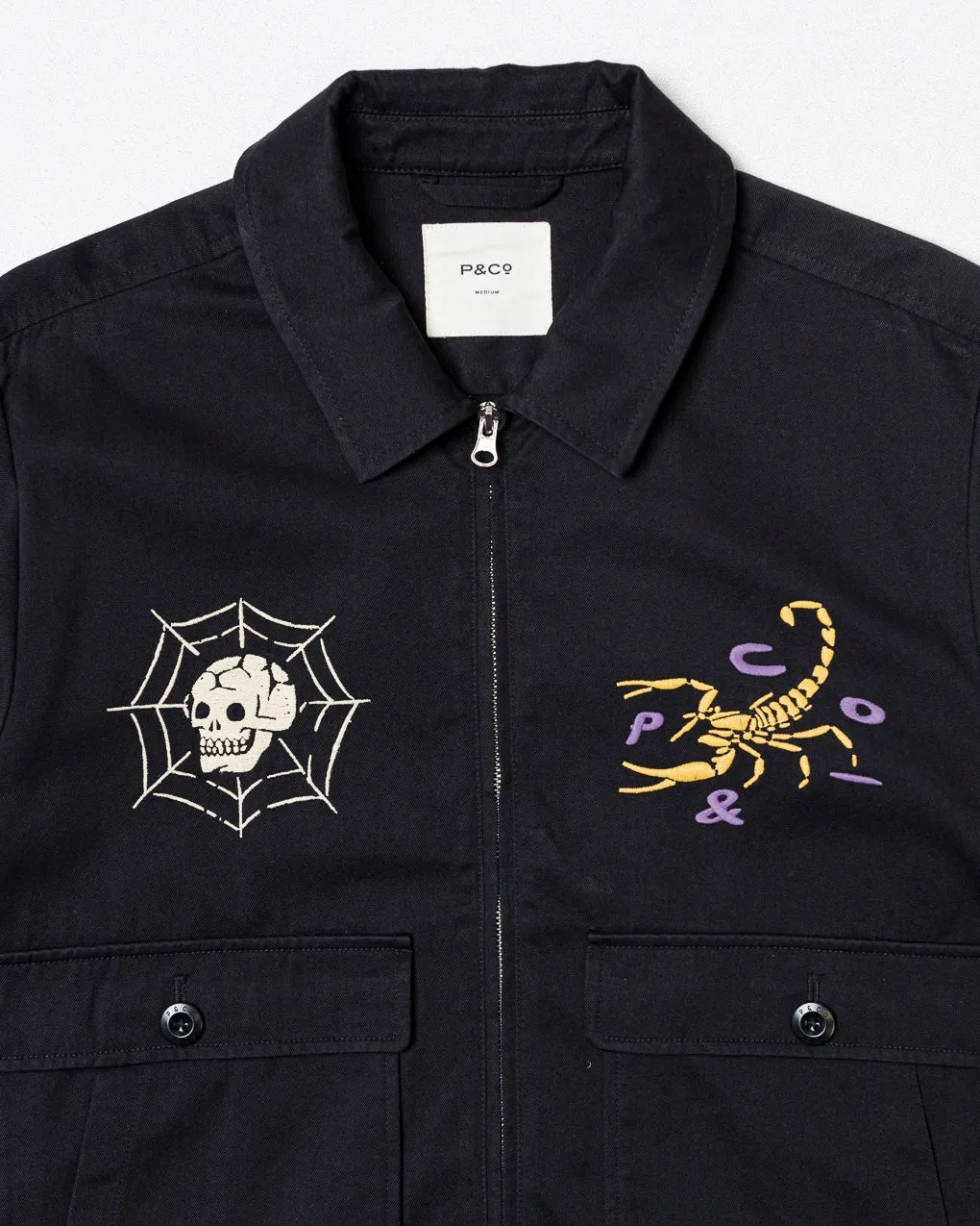 Chaos Road Jacket - Washed Black,Men Tops