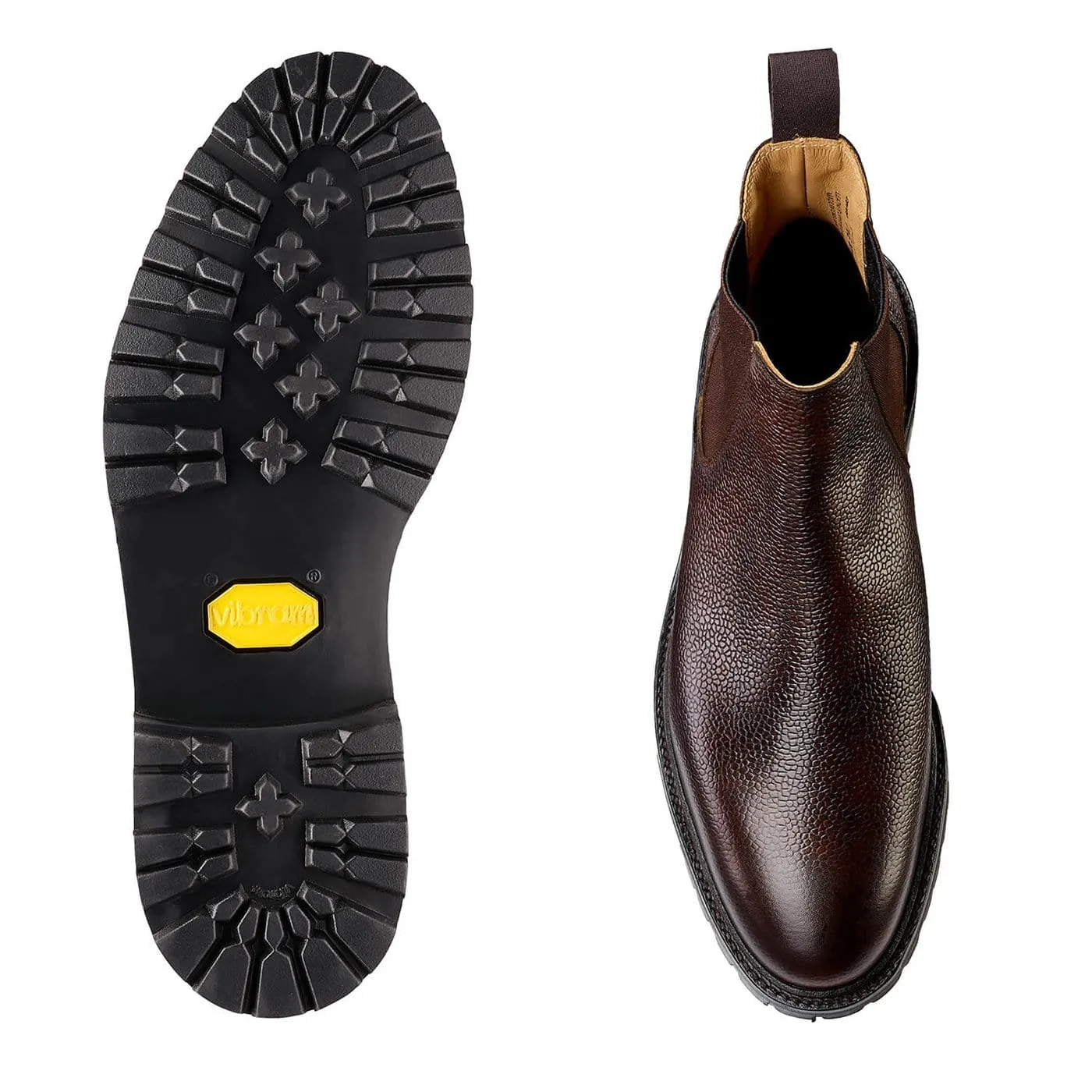 Chelsea 11 Dark Brown Scotch Grain,Men Footwear