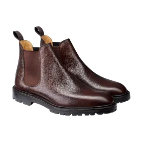Chelsea 11 Dark Brown Scotch Grain,Men Footwear