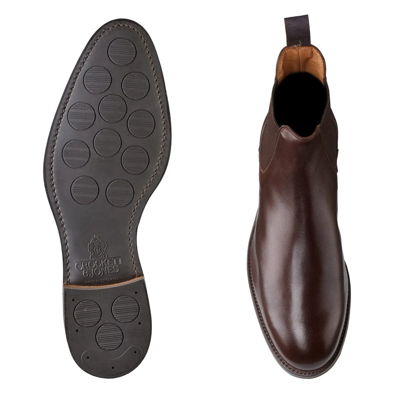 Chelsea 5 Dark Brown Milled Calf,Men Footwear