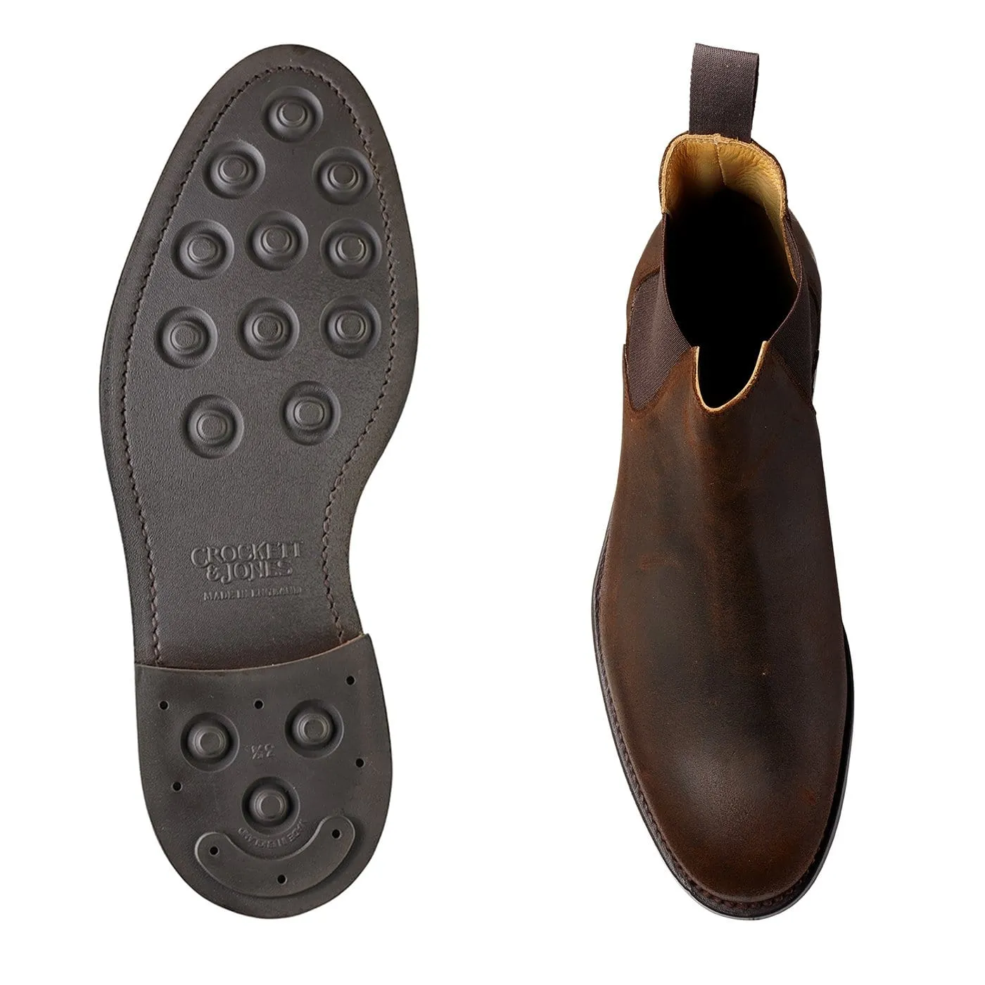 Chelsea 5 Dark Brown Rough-Out Suede,Men Footwear