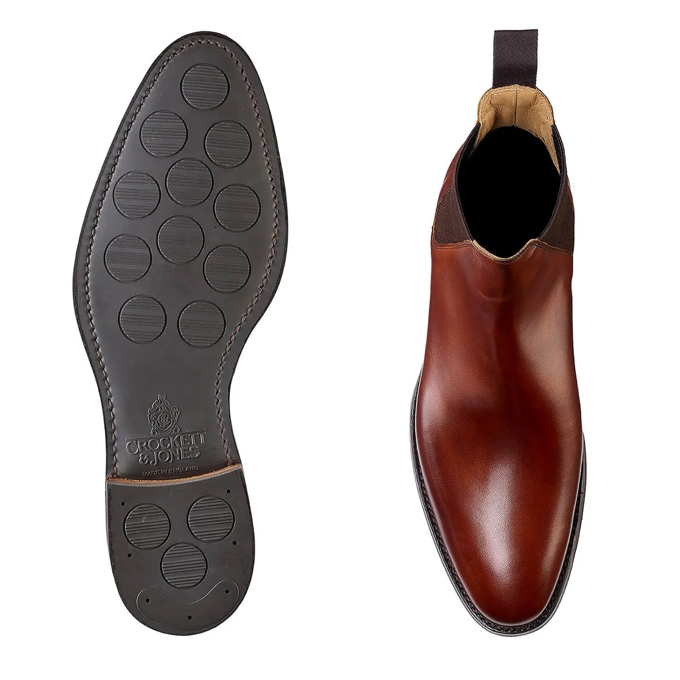Chelsea 8 Chestnut Burnished Calf,Men Footwear