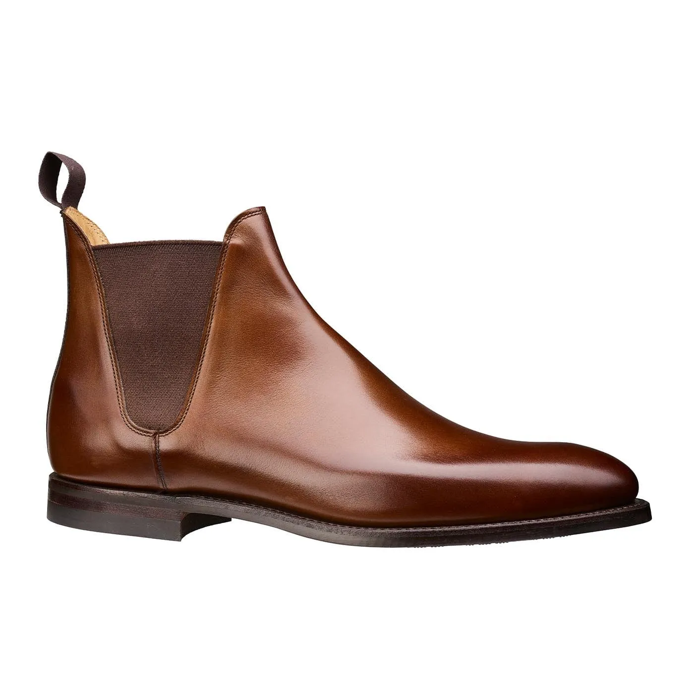 Chelsea 8 Dark Brown Burnished Calf,Men Footwear