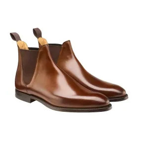 Chelsea 8 Dark Brown Burnished Calf,Men Footwear