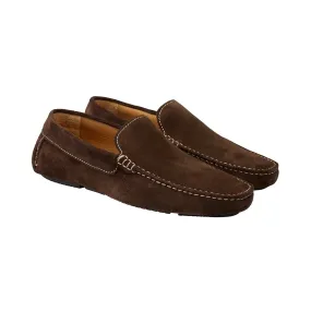 Como Dark Brown Suede,Men Footwear