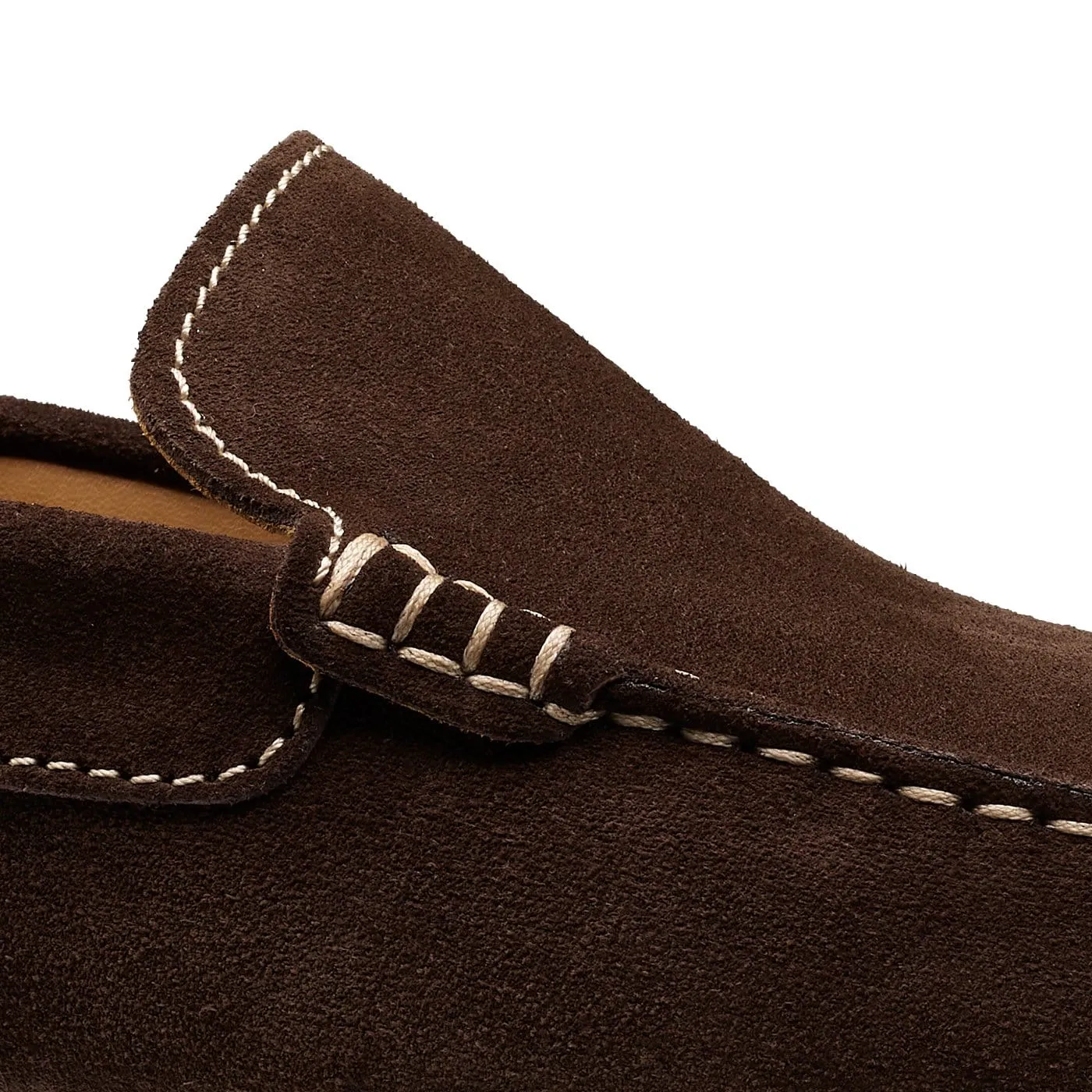 Como Dark Brown Suede,Men Footwear