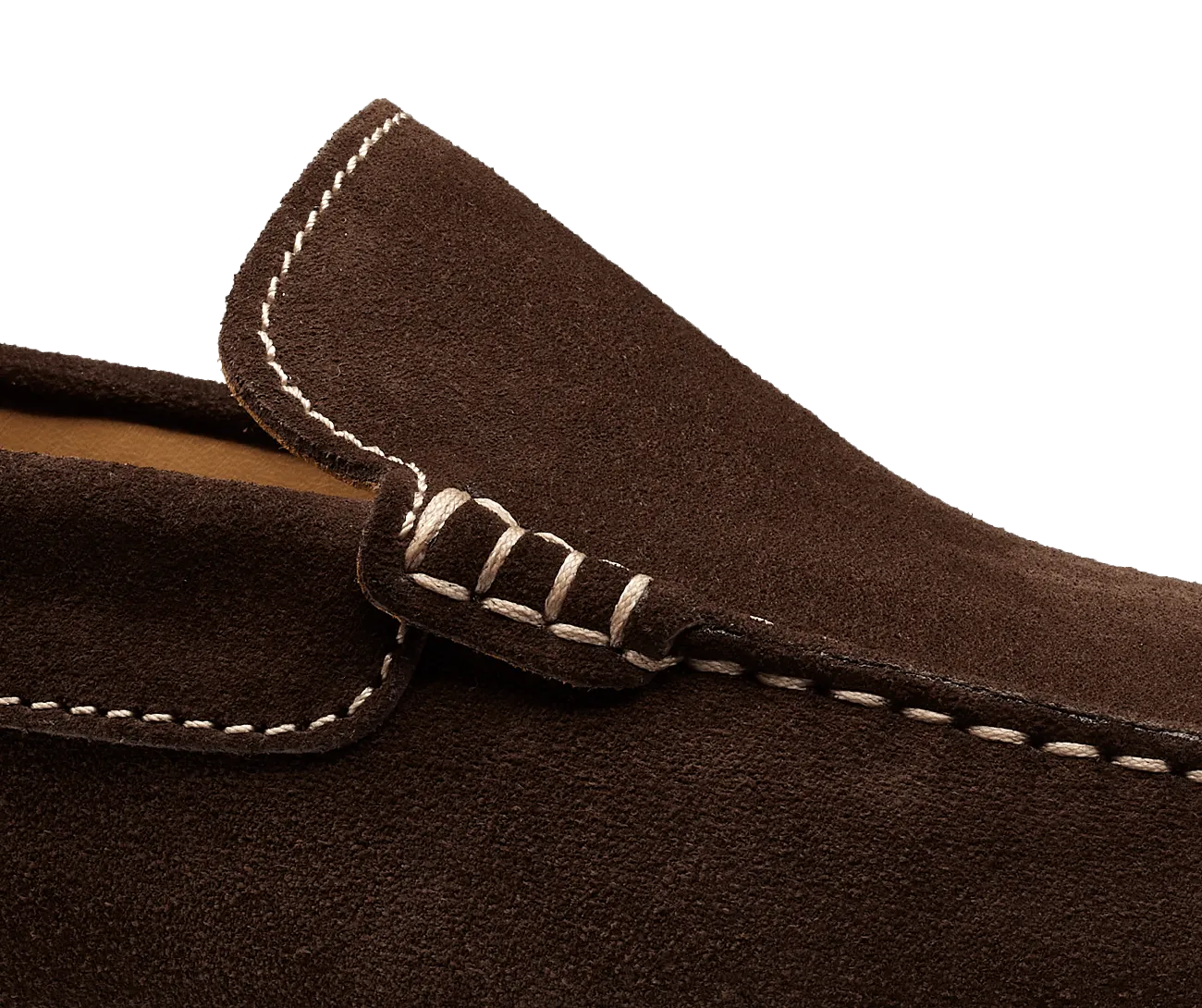 Como Dark Brown Suede,Men Footwear