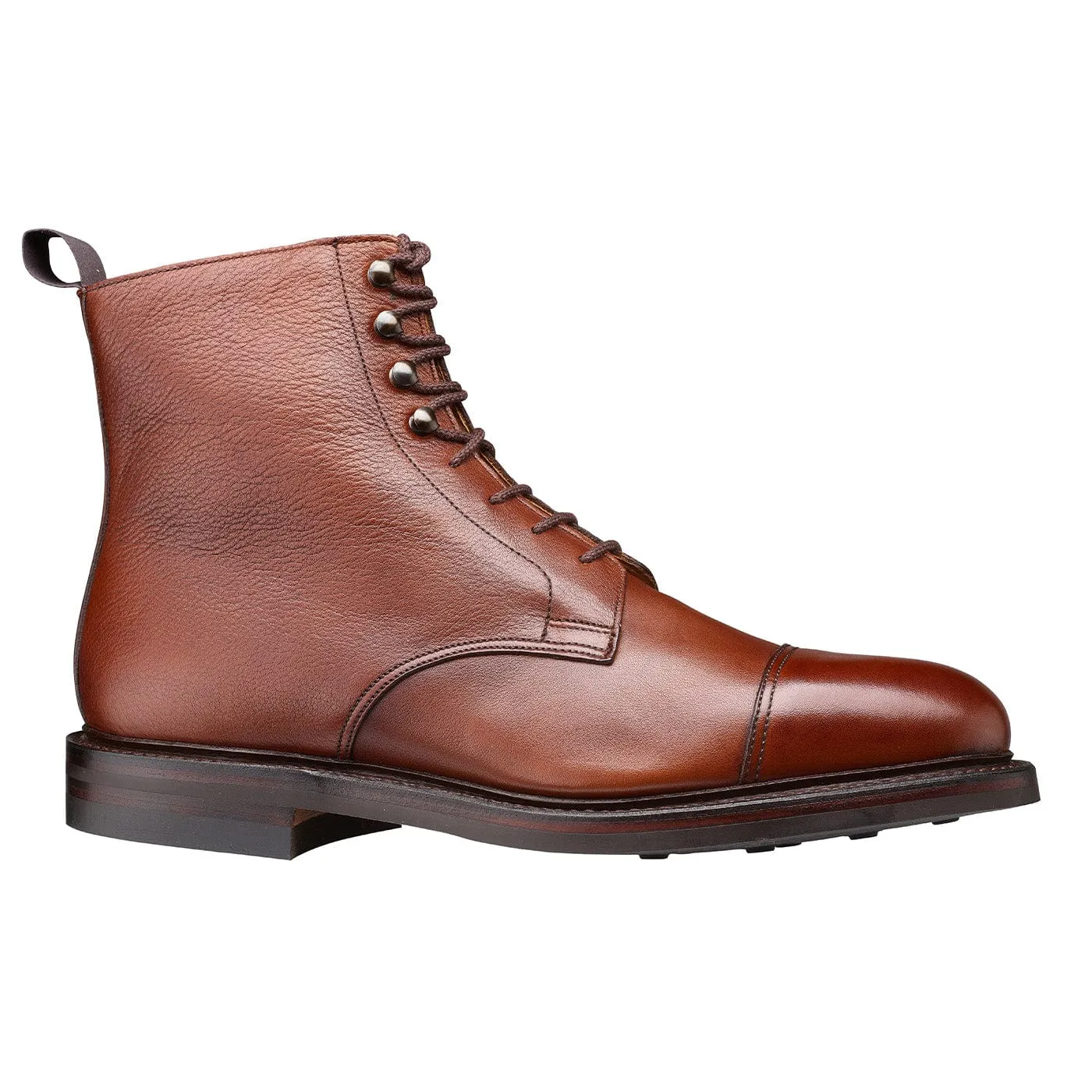 Coniston Chestnut Milled Calf,Men Footwear