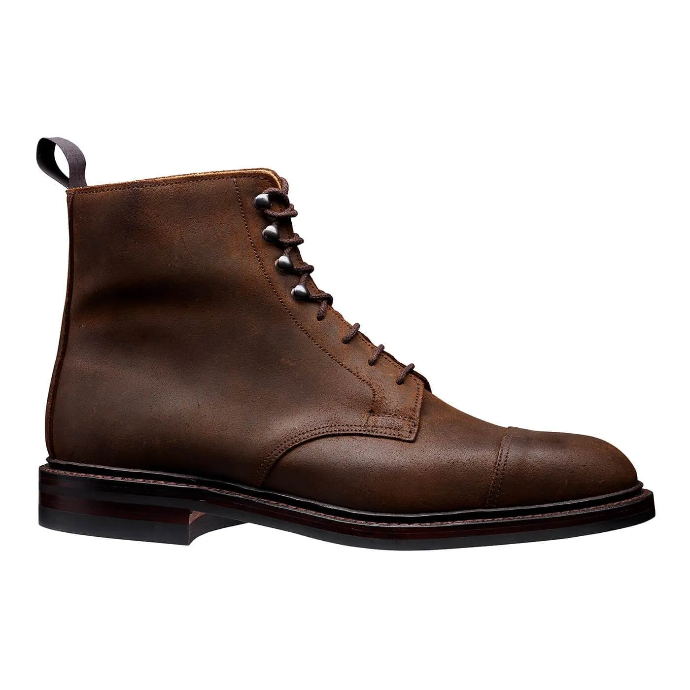 Coniston Dark Brown Rough-Out Suede,Men Footwear