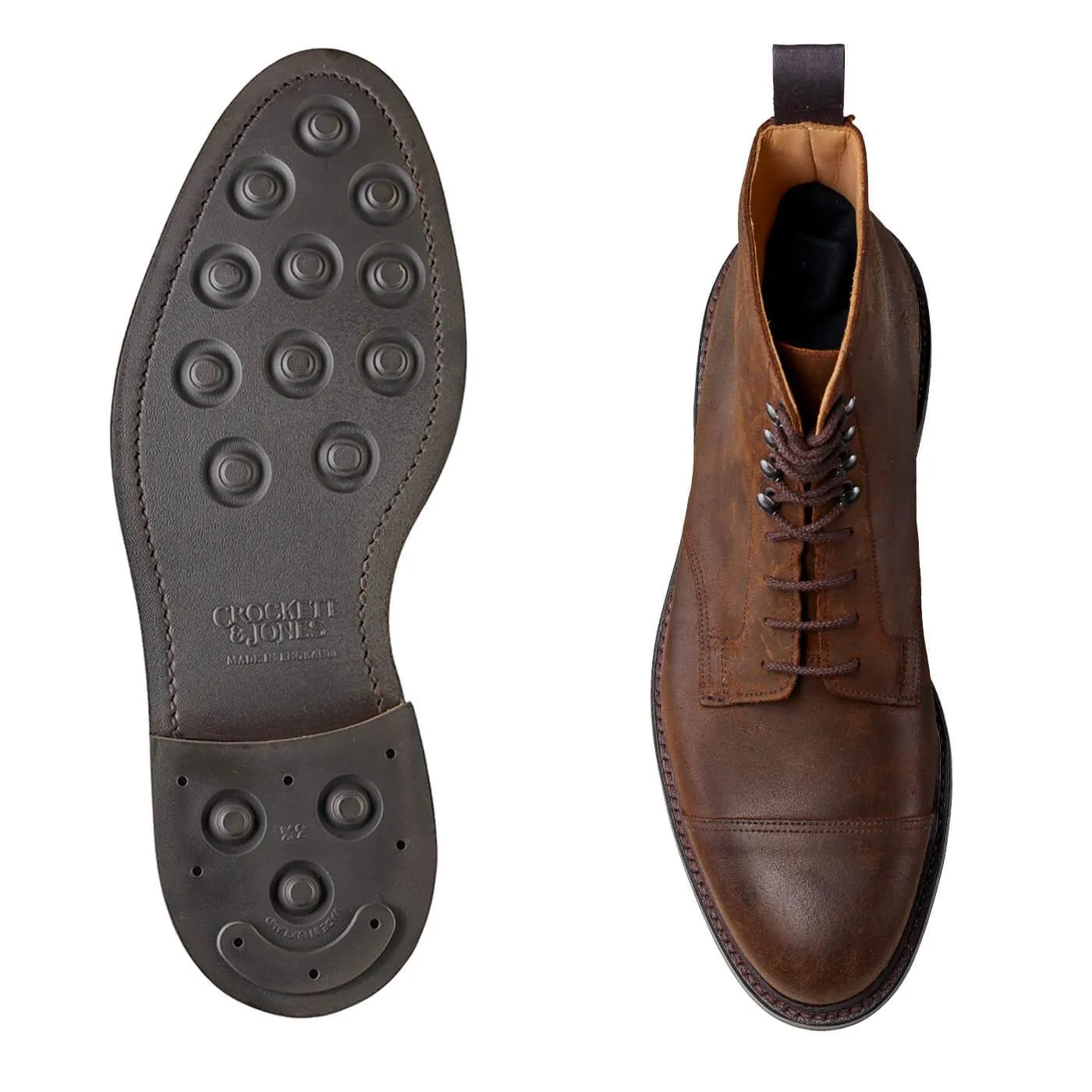 Coniston Dark Brown Rough-Out Suede,Men Footwear