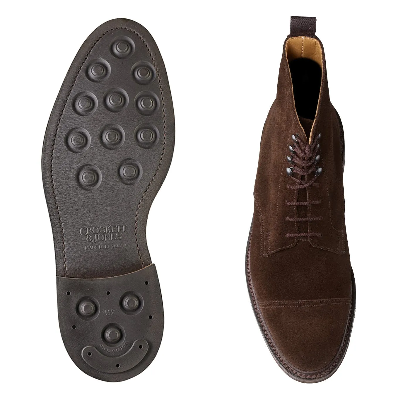 Coniston Dark Brown Suede,Men Footwear