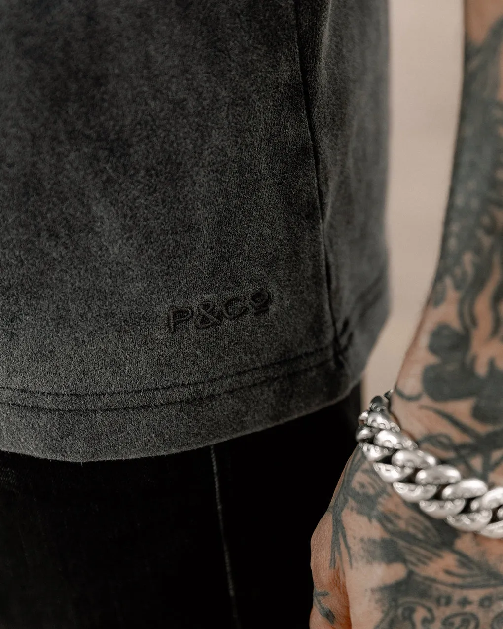 Crafted Heavyweight T-Shirt - Acid Wash,Men Tops