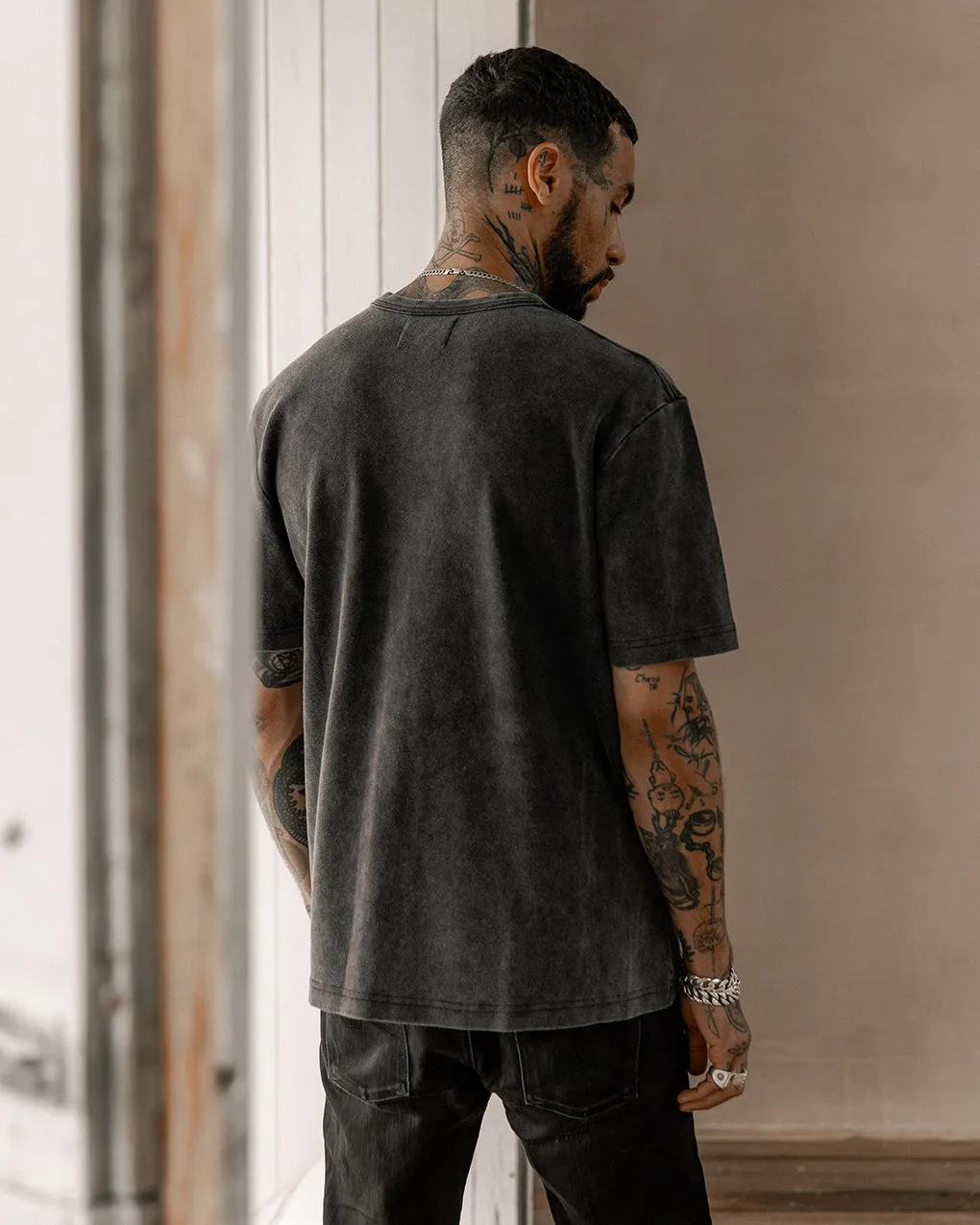 Crafted Heavyweight T-Shirt - Acid Wash,Men Tops