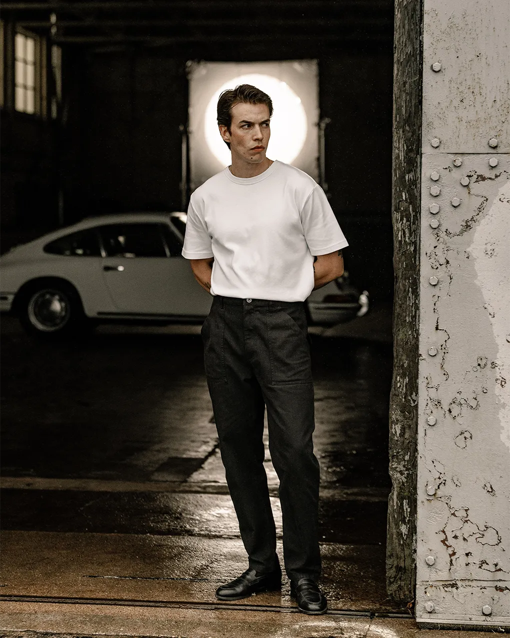 Crafted Heavyweight T-Shirt - White,Men Tops