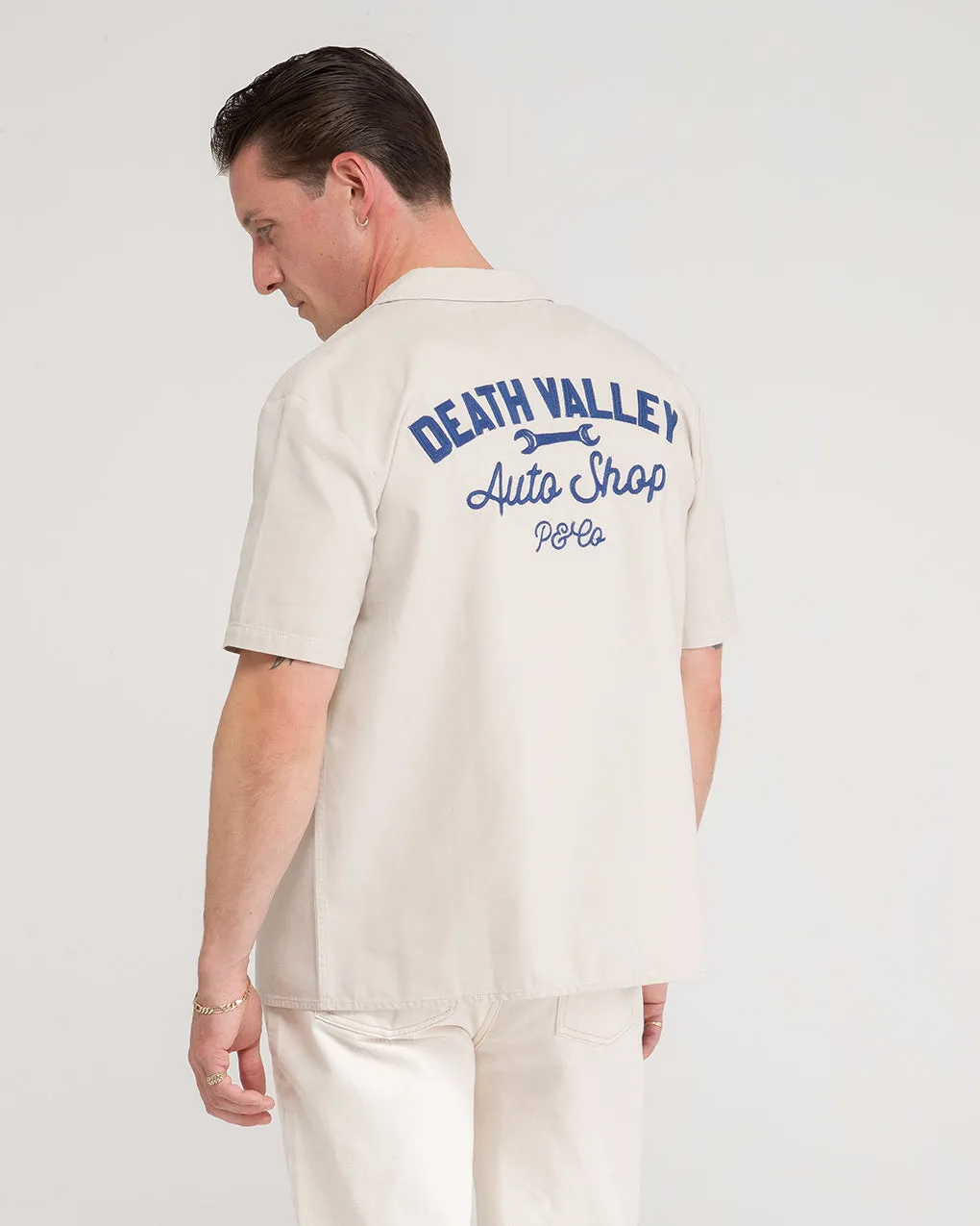 Death Valley Depot Shirt - Stone,Men Tops