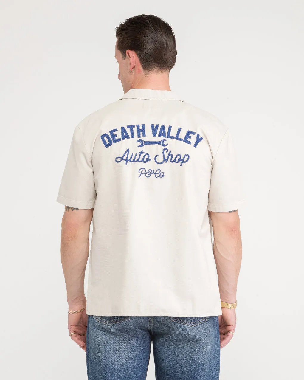 Death Valley Depot Shirt - Stone,Men Tops