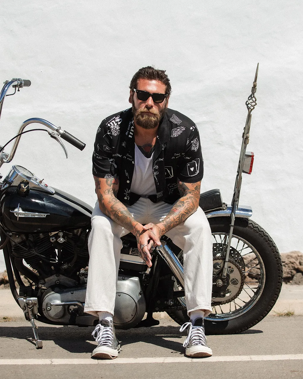 Desert Trip Bowling Shirt,Men Tops