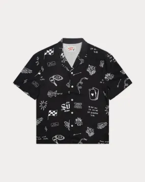 Desert Trip Bowling Shirt,Men Tops