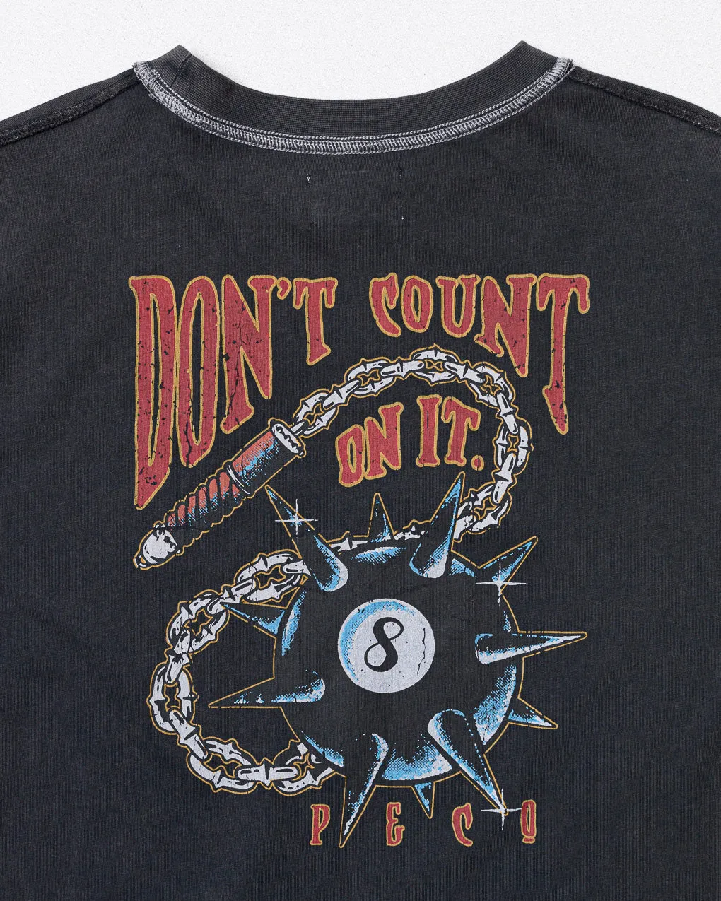 Don't Count On It Boxy T-shirt - Acid Wash,Men Tops
