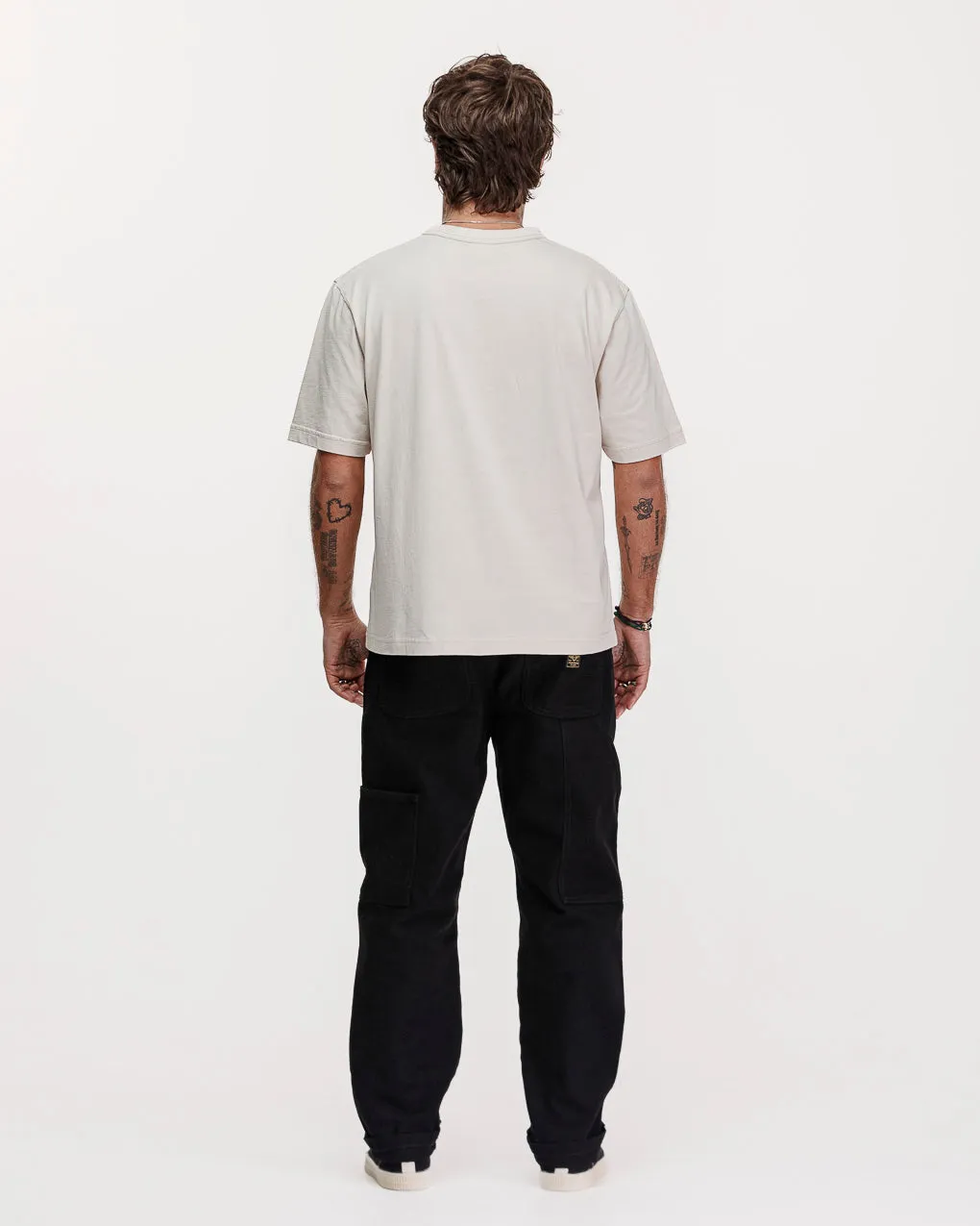 Easy Does It Boxy T-Shirt - Bone,Men Tops