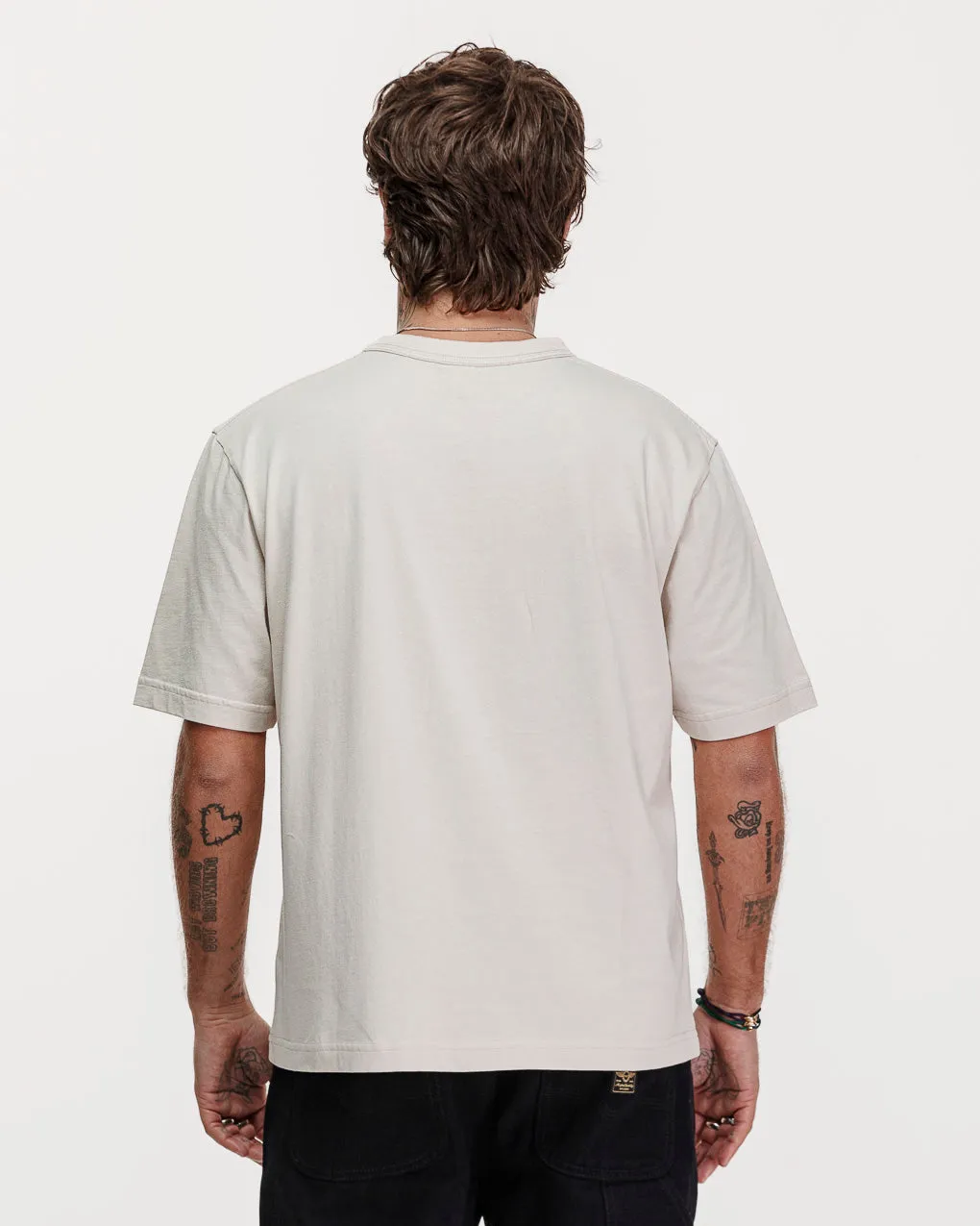 Easy Does It Boxy T-Shirt - Bone,Men Tops