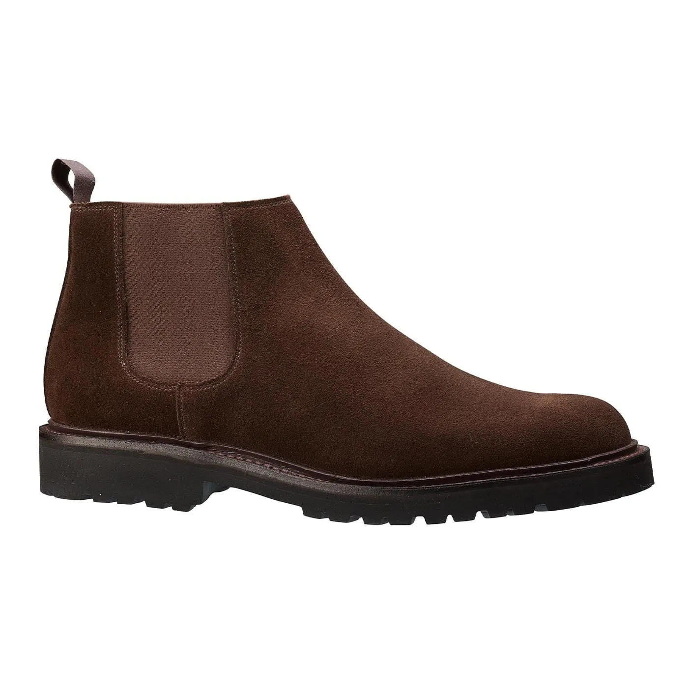 Elgin Dark Brown Suede,Men Footwear