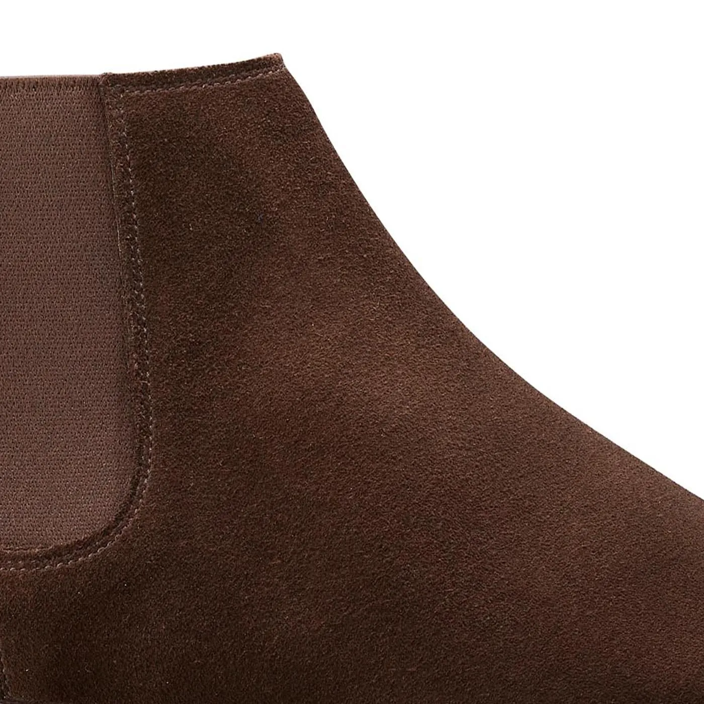 Elgin Dark Brown Suede,Men Footwear