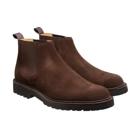 Elgin Dark Brown Suede,Men Footwear